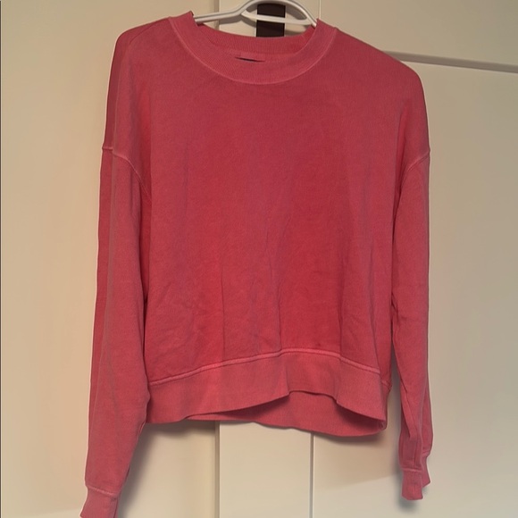 Old Navy Vintage Feel Pink Crewneck Sweatshirt - Picture 1 of 2